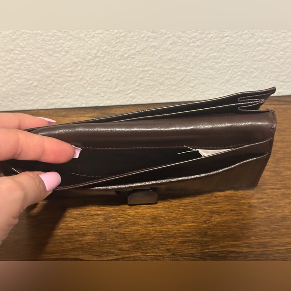 Bottega Veneta Dark Brown Woven Wallet EUC - Picture 6 of 15